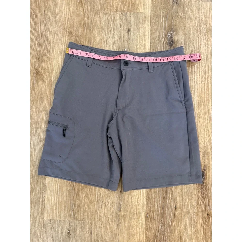 Magellan Outdoors Fish Gear Shorts Mens 32 Gray Performance Fishing Hiking Cargo